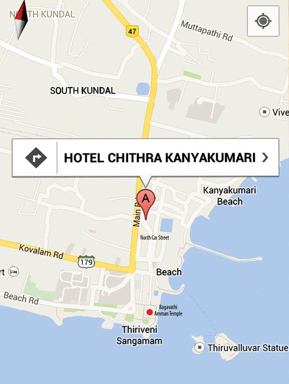 Hotel Chithra Kanjákumárí Exteriér fotografie